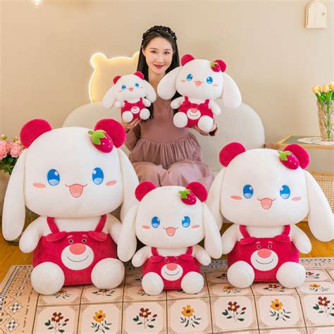 GẤu BÔng ThỎ Cinnamoroll MẶc YẾm Lotso Size LỚn LÔng MỊn Cao CẤp Cho BÉ