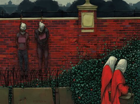 Ilustración De The Handmaids Tale De Margaret Atwood A Cargo De