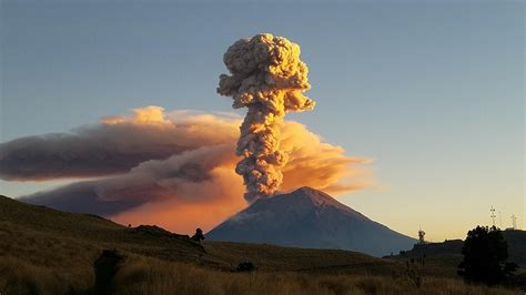 Popocatepetl Volcano Last Eruption Canvas Cave