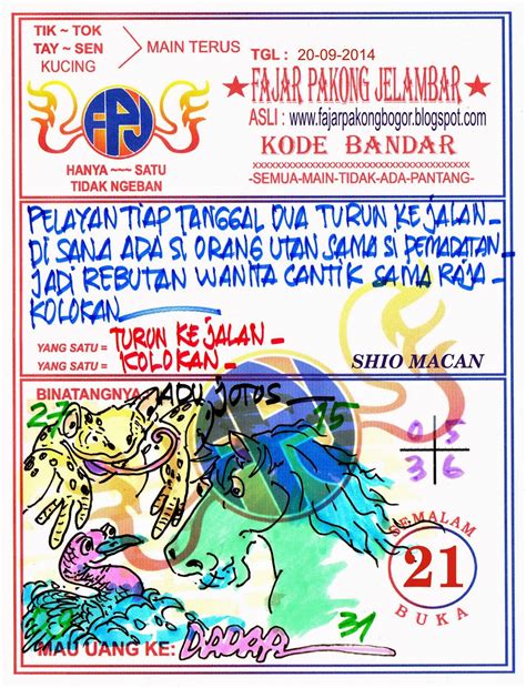 tafsir mimpi fajar pakong 888