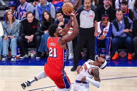 Philadelphia 76ers Vs New York Knicks Game Player Stats And Box Scores