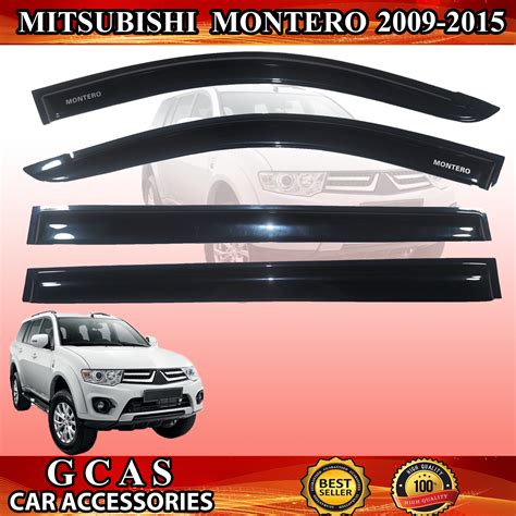 2009 2015 Mitsubishi Montero Sports Rain Visor Rain Gutter Door