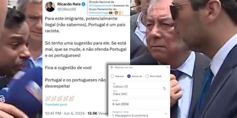 Assessor parlamentar do Chega manda o imigrante que silenciou André