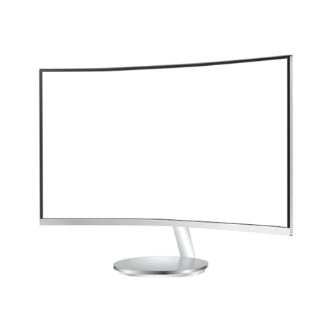 Premium Vector Curve Flat Screen Monitor Lcd