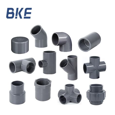 Chinese Factory Grey Pvc Water Supply Pipe Fittings Upvc Coupling