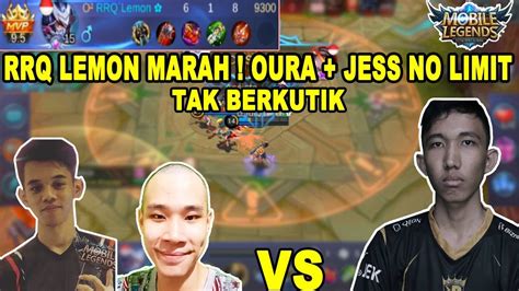 Rrq Lemon Bantai Oura Jess No Limit Dan Swollen Left Thumb Mobile Legends Youtube