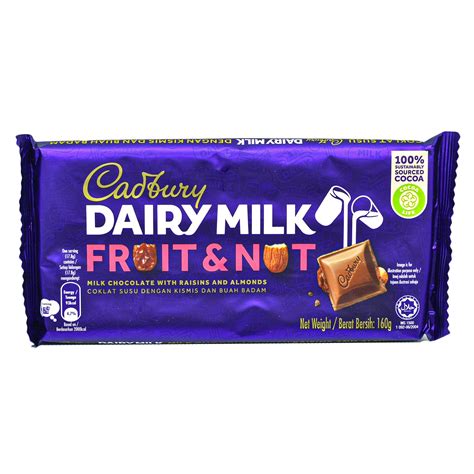 Cadbury Dairy Milk Fruit & Nut Chocolate 160g | Quickee