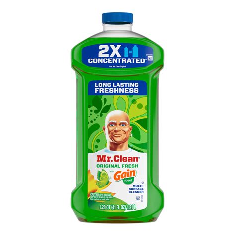 Mr Clean 2x Concentrated Multi Surface Cleaner With Gain Original Sce