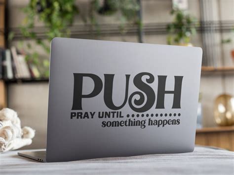 PUSH Pray Until Something Happens With Dots Svg Png Pdf Eps Etsy