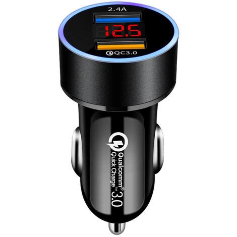 Adaptateur de chargeur de voiture USB 1 pc chargeur de voiture à