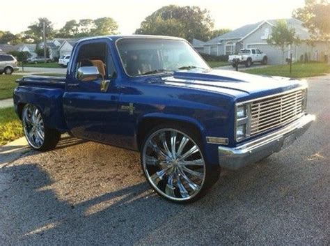 Purchase Used Custom 1985 Chevy Silverado C 10 Stepside Truck In