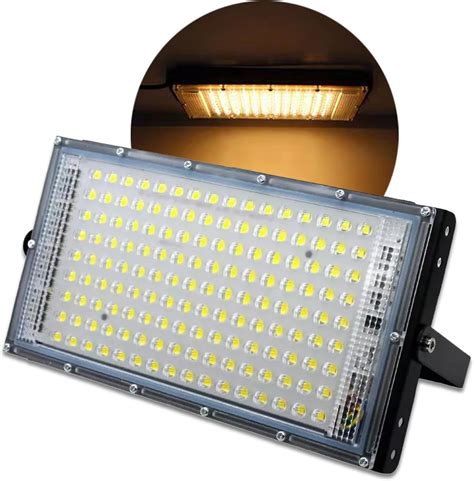 W Reflector Led Para Exterior W K Luz Calida Luminario