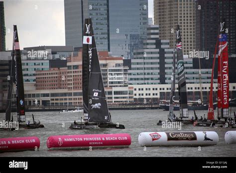 America's Cup Yacht Racing return to New York City Stock Photo - Alamy