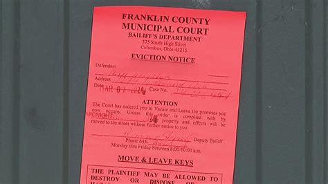 Evictions At All Time High In Franklin County