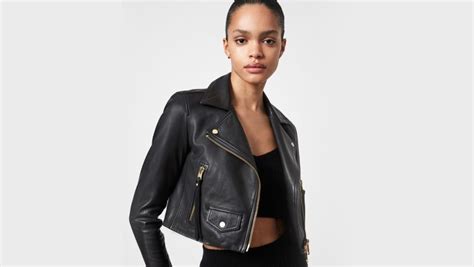 Women In Leather Jackets Hotsell Bellvalefarms