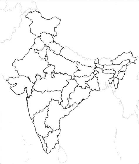 Pre Summative Ii Social Science Class Ix India Map India Images