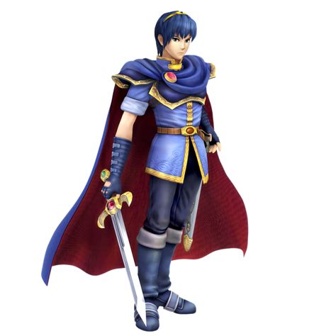 Brawl Marth Smash Bros Style Render By Nibroc Rock On Deviantart