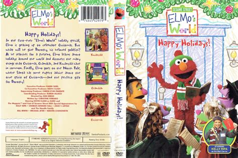 Elmo's World: Happy Holidays (2009 DVD Cover) : Genius Entertainment ...