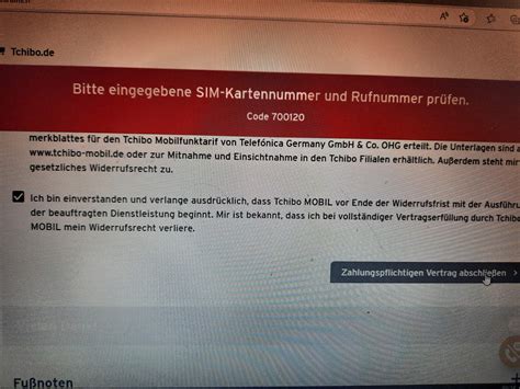 Tchibo Mobil Registrierung Der Mobilnr Geht Nicht Internet Vertrag