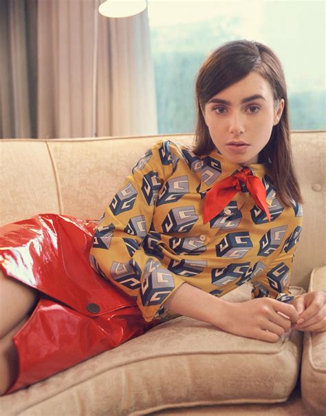 Lily Collins The Edit Magazine June Celebmafia