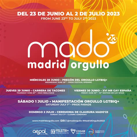 Fiesta Del Orgullo Madrid Madrid U