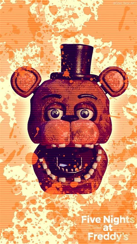 Withered Freddy Fnaf By Garebearart Fnaf Wither Hd Phone Wallpaper