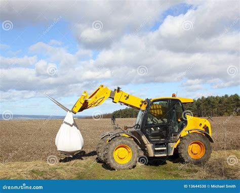 farm loader stock photo image  colorful tractor agriculture