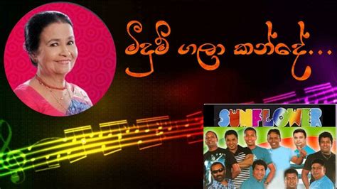 Meedum Gala Kande Live With Sunflower මීදුම් ගලා කන්දේ Legendlivehits Youtube