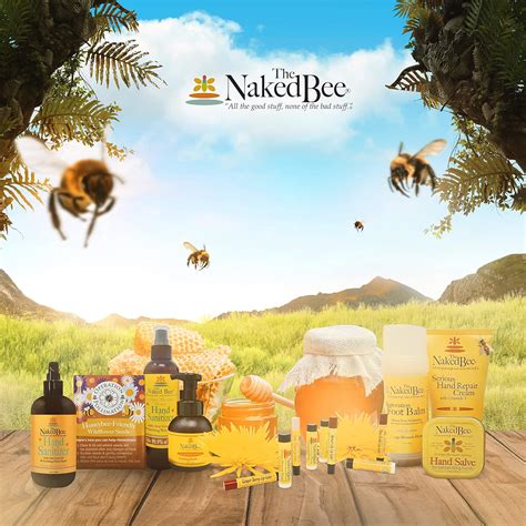 The Naked Bee Loción para manos y cuerpo enriquecida con granada y miel