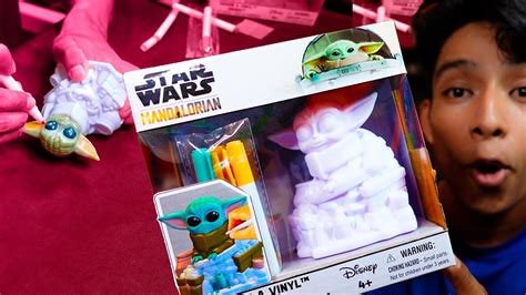 Baby Yoda Para Pintar Como Tu Quieras Iistar Wars Figura De Vynil Ii