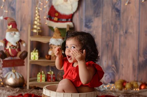 MINI ENSAIO NATAL 2018 Fotos Infantis De Natal Foto Infantil Ensaio