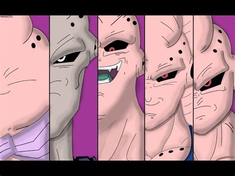 Dragon Ball Z Majin Buu Transforms