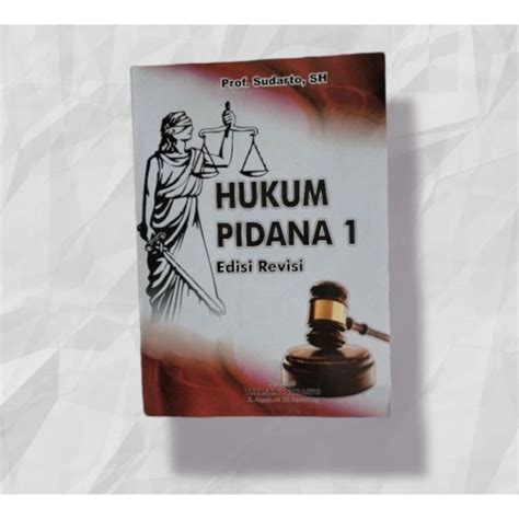 Jual Hukum Pidana Prof Sudarto Shopee Indonesia