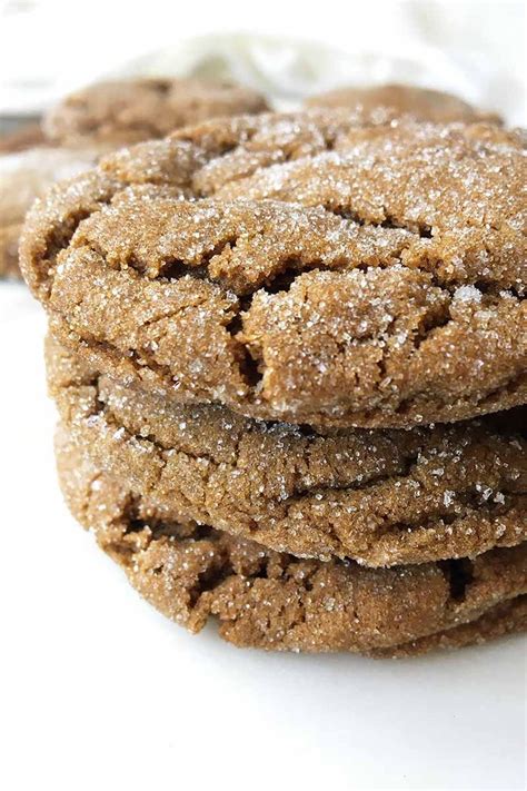 Big Soft And Chewy Ginger Cookies Recipe Foodal Recipe Ginger