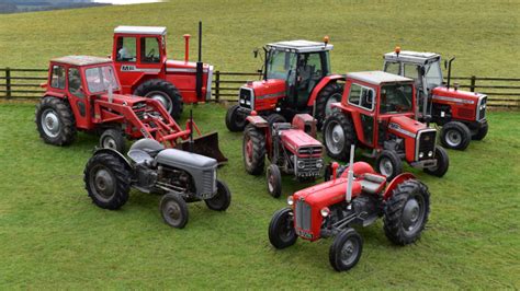 Extensive Massey Ferguson Collection Sells In Yorkshire Farm Contractor And Large Scale Farmer