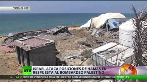 Israel Ataca Posiciones De Hamás En Respuesta Al Lanzamiento De Proyectiles Desde Gaza Rt