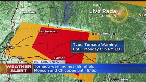 Tornado Warning Issued In Massachusetts Youtube