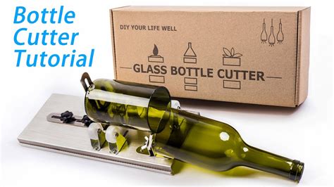 Glass Bottle Cutter Instructions How To Cut Glass Bottle With This Tool Glass Bottle Cutting