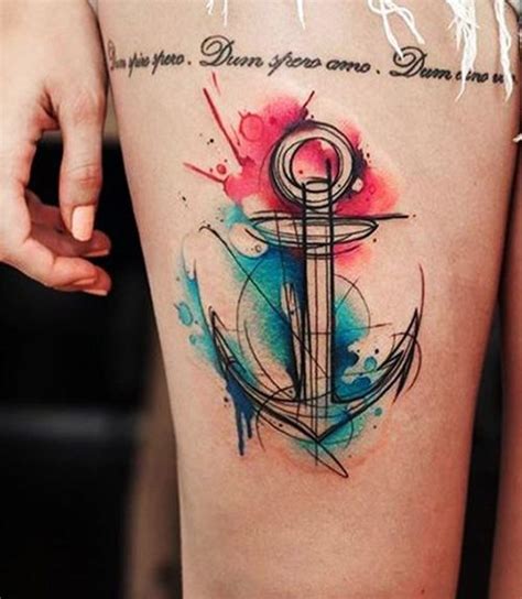 Schöne Tätowierungen Ärmeltätowierungen Wasserfarben Tattoo