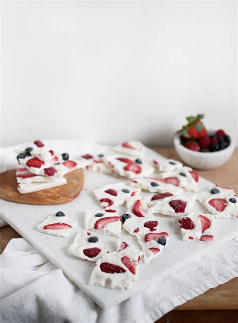 Frozen Greek Yogurt And Fruit Bark The Merrythought