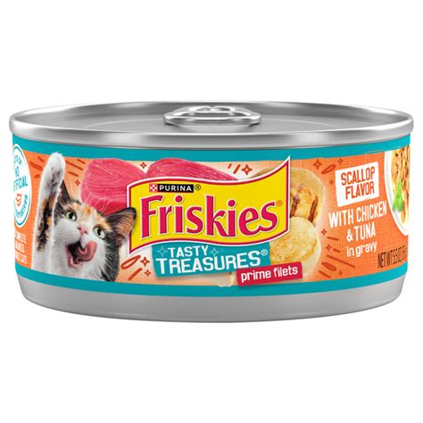 Save On Friskies Tasty Treasures Prime Filets Chicken Tuna Adult Wet