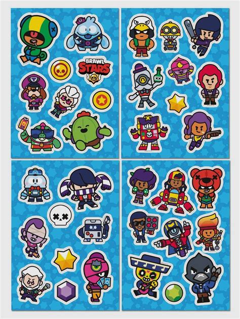 Наклейки бравл старс | Star stickers, Stars, Spiderman gifts