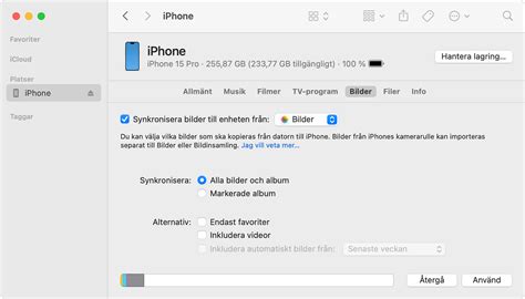 Synkronisera Dina Bilder Manuellt Med Finder Apple Support SE