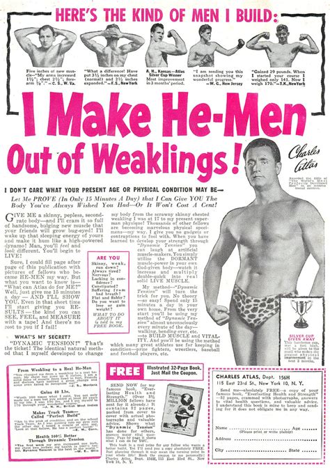 Charles Atlas Ad 1954 Tom Simpson Flickr