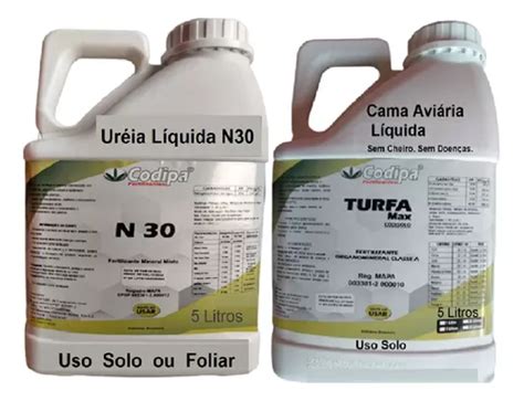 Ureia Liquida 5l Adubo Foliar 5l Turfa Esterco Liquido 10l