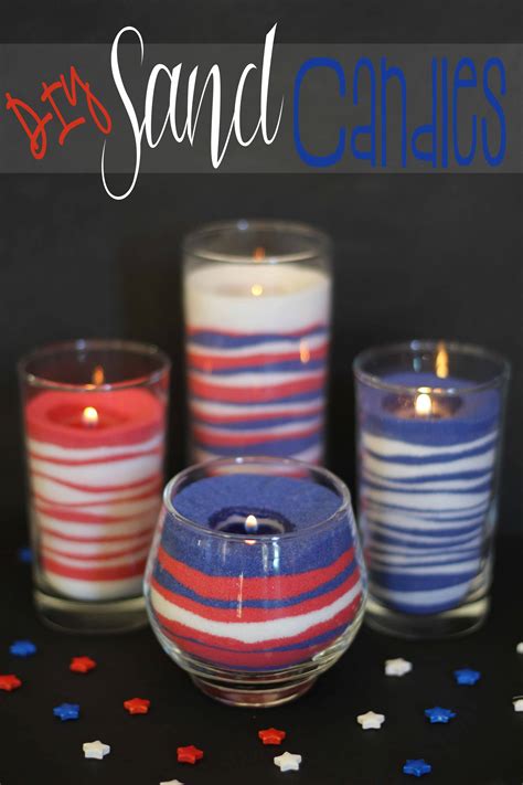 DIY Sand Candles - TGIF - This Grandma is Fun