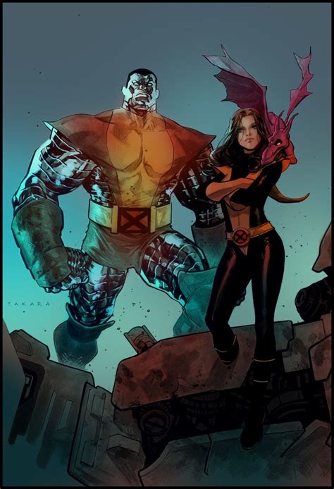 Colossus & Kitty Pryde - Marcio Takara | Kitty pryde, Marvel comics art ...