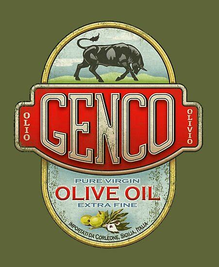 "The Godfather - Genco Olive Oil Co." Posters by UnconArt | Redbubble