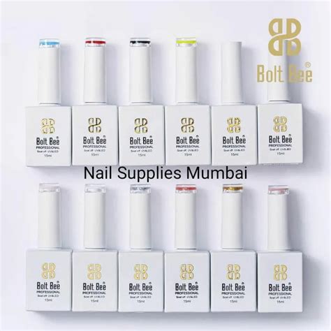 Bolt Bee Gel Polish Set Of 12 Nail Supplies Mumbai