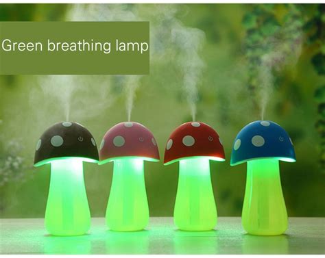 Ollivan Ml Portable Ultrasonic Cool Mist Mushroom Lamp Humidifier